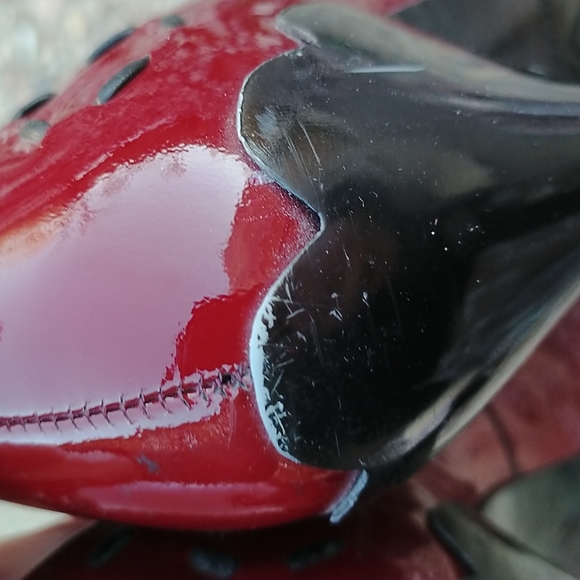 John Fluevog Red Stiletto Heels - Picture 7 of 11